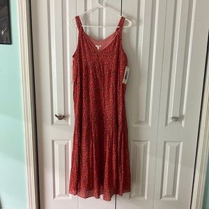 NWT Joie Maxi Dress Tea Rose print. Non smoker home. Sundress.